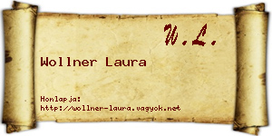 Wollner Laura névjegykártya